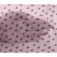 thumbnail image 4 of oneOone Viscose Chiffon Fabric Stork Bird Printed Fabric 1 Yard 42 Inch Wide, 4 of 4