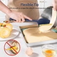 thumbnail image 4 of U-Taste 480°F High Heat Resistant Silicone Spatula Set of 4, BPA-Free Food Grade Kitchen Cooking Baking Mixing One Piece Seamless Flexible Rubber Scraper for Nonstick Cookware (Midnight Blue), 4 of 9