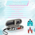 thumbnail image 3 of Electric Toothbrush Travel Case, Hard Carrying Bag & 6pcs Toothbrush Cover Caps Storage Bag Protective Travel Toothbrush Holder Fits for Philips Sonicare Electric Toothbrush, 3 of 6