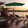 thumbnail image 1 of JWshufel Large 118 Inch Outdoor Garden Beach Umbrella Replacement with 6 Ribs for Patio and Sunshade Protection UV Block Heavy Duty Polyester Fabric Easy to Store and Maintain, 1 of 3