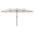 thumbnail image 1 of CorLiving Parasol de patio double Bertha de 15 pi, 1 of 9