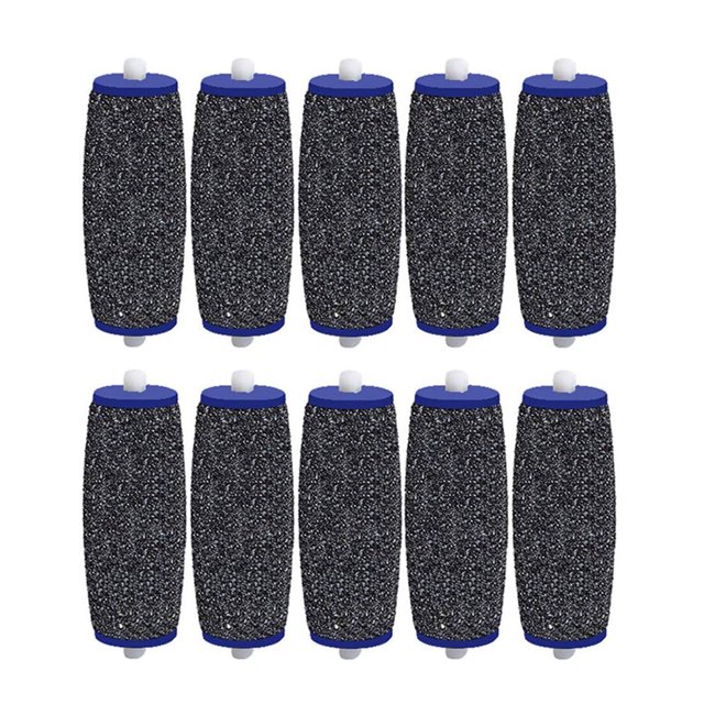 CUITING 10 Pack Replacement Roller Refills for Amope Pedi Electronic Perfect Foot File Hard Skin Remover Refills (10 extra coarse)