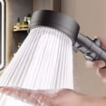 thumbnail image 4 of High-Pressure Handheld Showerhead with 8 Spray Modes for Hard Water - Easy One-Hand Operation for Elderly and Children - Universal Fit for Home Gym or Bath, 4 of 9