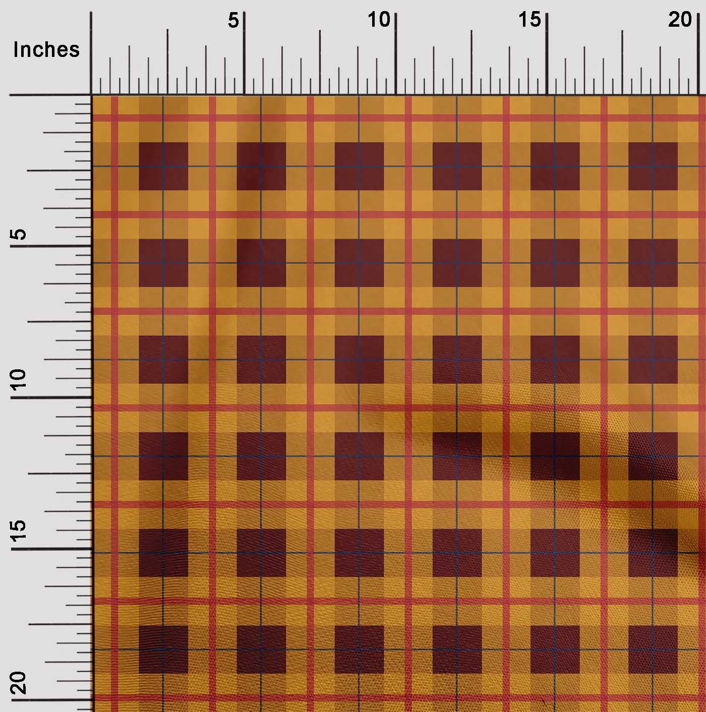 oneOone Cotton Cambric Fabric Madras Check Print Sewing Fabric BTY 56 Inch Wide
