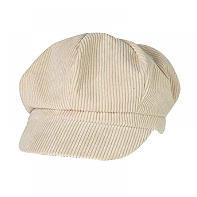 Fashion Dome Berets For Women Cotton Retro Octagonal Cap Spring Autumn Outdoor All-Matching Peaked Cap