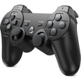 thumbnail image 3 of Lot de 2 Manettes Bluetooth Sans Fil RetroFam pour PlayStation 3 PS3, Noir, Pile Rechargeable, 3 of 5