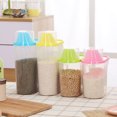 thumbnail image 2 of HEANUJJ 1Set Airtight Cereal Containers with Pour Spout Rectangular Plastic for Pantry Bins, 2 of 6