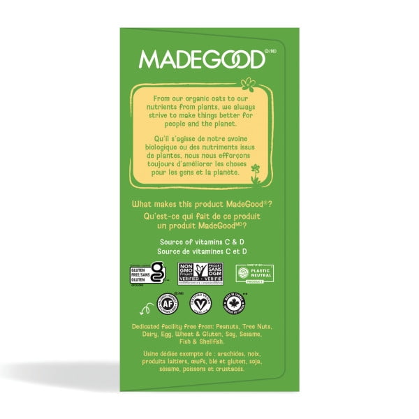 MadeGood Coupes d'Avoine Cuites au Four – Croustade aux Pommes 5 Coupes