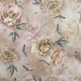 thumbnail image 1 of oneOone Viscose Chiffon Light Brown Fabric Florals Craft Projects Decor Fabric Printed By The Yard 42 Inch Wide, 1 of 4