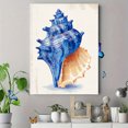 thumbnail image 4 of Blue Seashell Coastal Canvas Wall Art 15.75x11.81 Inches, 4 of 8