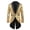 Or, variante sur cllios Veste de Smoking à Paillettes pour Homme Queue-de-Pie Coupe Ajustée Queue-de-Pie Robe Blazer Queue d'Hirondelle Souper Fête Mariage Blazer une Bouton Veste de Complet Noir P