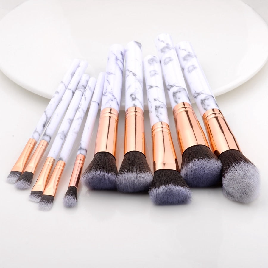 FLD 5/15Pcs Makeup Brushes Tool Set Cosmetic Powder Eye Shadow Foundation Blush Blending Beauty Make Up Brush