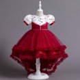 thumbnail image 5 of Robes de Princesse pour Filles Robes pour Enfants Filles Robe de Princesse Sans Manches Robe en Maille Fleur Robes pour Petites Filles Robes Fleuries pour Filles, 5 of 5