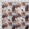 thumbnail image 4 of oneOone Cotton Flex White Fabric Tropical Sewing Craft Projects Fabric Prints By Yard 40 Inch Wide, 4 of 5
