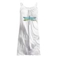 thumbnail image 4 of SMihono Robe Bohème d'Été pour Femmes Grande Taille Mode pour Femmes Aguichant Sans Manches à Rayures Imprimées Ourlet Imprimé Robe de Plage Ample, 4 of 4