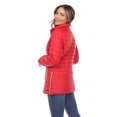 thumbnail image 3 of White Mark Manteau Matelassé pour Femme, 3 of 6