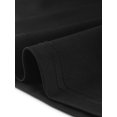 thumbnail image 5 of INSPIRE CHIC Jupe à Bretelles Taille Haute pour Femme, Lacée, Évasée, Midi, Noire, P, 5 of 5
