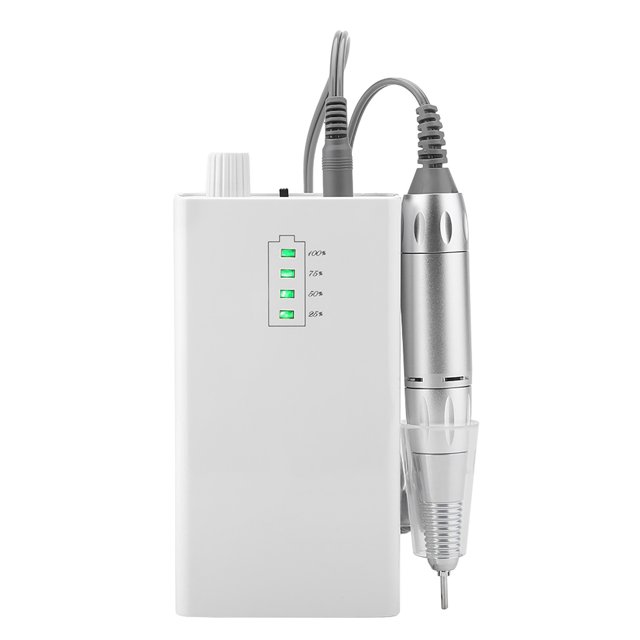 Nail Drill Pen Manicure Drill Pen Electric Pedicure Tool Electric Nail Polish Tool Portable Pedicure Machine Portable Rechargeable Electric Nail Drill Machine 30000 RPM Cordless