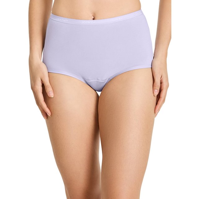 Jockey Worry Free Cotton Stretch Moderate Absorbency Brief