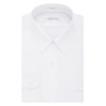 thumbnail image 1 of Van Heusen Chemise Habillée pour Homme en Popeline Coupe Régulière Unie à Col Pointu, Blanche, Encolure 15,5 Pouces Manches 34 Pouces-35 Pouces, 1 of 4