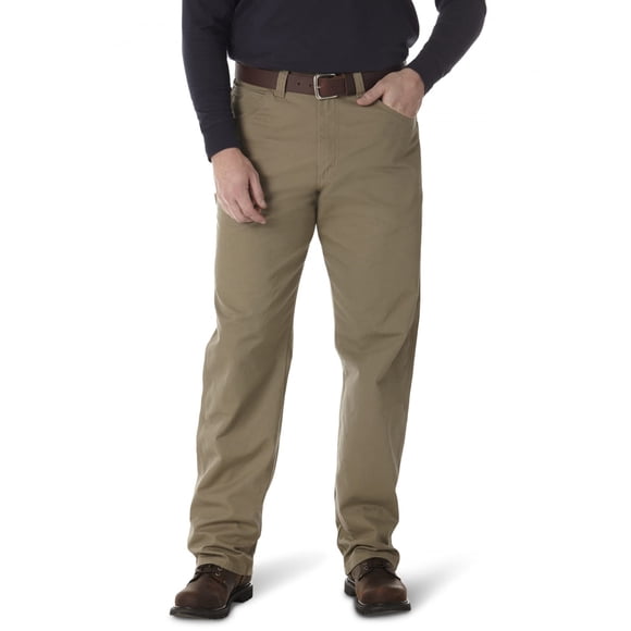 Riggs Workwear By Wrangler Jean de Charpentier en Ripstop pour Homme, Bark, 32x30