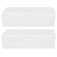 thumbnail image 1 of 2pcs Portable Playing Card Case Clear Storage Box Cards Holder, 1 of 8