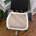 thumbnail image 4 of Cushion Pad, Linen Fabric, Breathable Mesh Design, Ergonomic Support, for Office/computer, Seating Comfort, Durable Woven Material, Home Office Decor, Desk Chair Cover, Travel Friendly Pad Hzhnb, 4 of 9