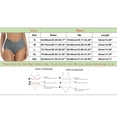 thumbnail image 2 of B91xZ Women's High Waisted Swim Bottom Mid Rise String Bathing Suits Bottom,Dark Blue M, 2 of 4