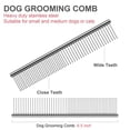 thumbnail image 4 of CHUANK Dog Grooming Scissors with Safety Round Tips Stainless Steel Professional Dog Grooming Kit - Thinning  Curved Scissors and Comb for Dog Cat Pet, 4 of 8