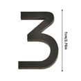 thumbnail image 2 of EGNMCR Wall Stickers 7CM Acrylic Number Plates For Stylish Decor black digital sign, 2 of 2