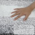 thumbnail image 3 of Cute Gradient Gray Bath Mat Bright Bathroom Rugs Bathroom Non Slip Floor Bath Rug Machine Washable Bathmat Soft Microfiber Carpet for Bathtub & Shower (23.6 * 15.7 Inch), 3 of 8