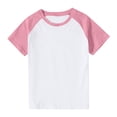 thumbnail image 2 of Feancey T-shirts pour Garçons Filles Manches Courtes Été Mignons T-shirts Coton Décontracté Col Rond Hauts Doux Confortables T-Shirt pour Enfants Soldes d'Été Rouge Melon D\'eau 7 Ans, 2 of 10