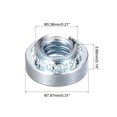 thumbnail image 2 of Unique Bargains Self -Clinching Nuts,#8-32x0.14-Inch Carbon Steel Rivet Nut Round Head Steel Metal Sheet Mounting Fastener 50pcs, 2 of 5