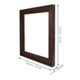 thumbnail image 2 of IFANLANDOR Coffee Wood Canvas Floating Frame for Picture Display with Excellent Texture and Durability 12x16, 2 of 8