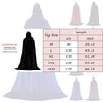 thumbnail image 2 of Unisex Solid Velvet Halloween Witch Cape - Multiple Sizes Accessory for Parties and Performances, 2 of 2