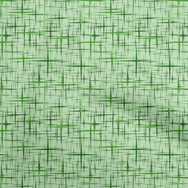 oneOone Cotton Cambric Green Fabric Abstract Craft Projects Decor Fabric Printed By The Yard 42 Inch Wide