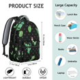 thumbnail image 4 of Boho Cactus Students Backpack Southwestern Succulent and Watercolor Desert Style Design Retro Minimalist Botanical School Bag, 4 of 6