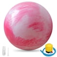 thumbnail image 1 of Yoga Ball Thick & Anti Burst Fitness Ball Exercise Ball Stability Ball for Balance Exercise Workout Core Training Quick Pump Included Balance Ball in Gym Office Indoor, 1 of 8