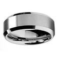 thumbnail image 3 of 8MM High Polish / Matte Finish Men's Tungsten Ring Wedding Band, 3 of 5