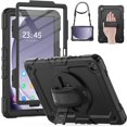 thumbnail image 1 of KOMI Case for Samsung Galaxy Tab A9+/ A9 Plus Case 11 Inch, Protective with Screen Protector/Hand Strap/Pen Holder, Sturdy Shockproof Galaxy A9 Plus Tablet Case 2023 SM-X210/X216/X218, 1 of 5