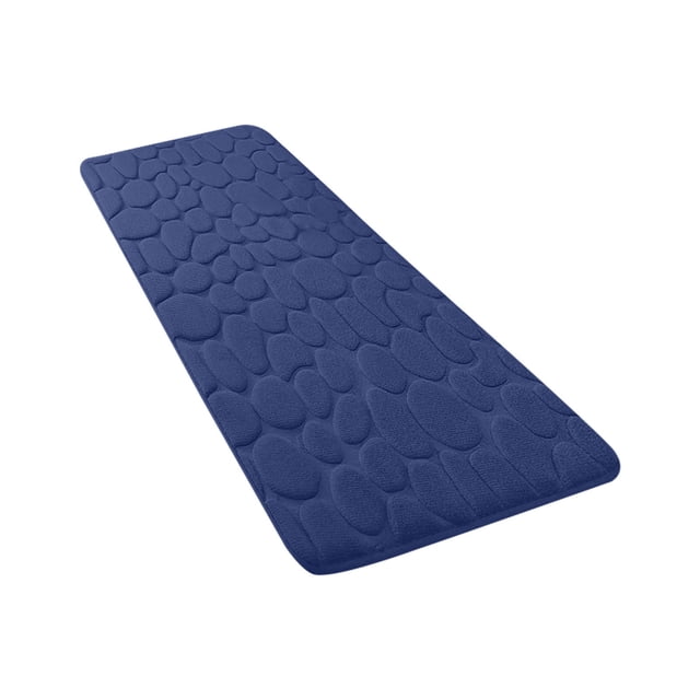 Bwiyojiz 70.86x23.6x0.31" Rugs & Mats Bath Rug Embossed Bathroom Mat Water Absorbent and Washable Rugs-Non-Slip-Thick-Soft Comfortable Carpet for Show Home Living Room Decor, Polyester