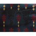 thumbnail image 4 of oneOone Tissu Georgette Viscose Rayé & Paisley Imprimé Ikat Largeur 42 Pouces, 4 of 4