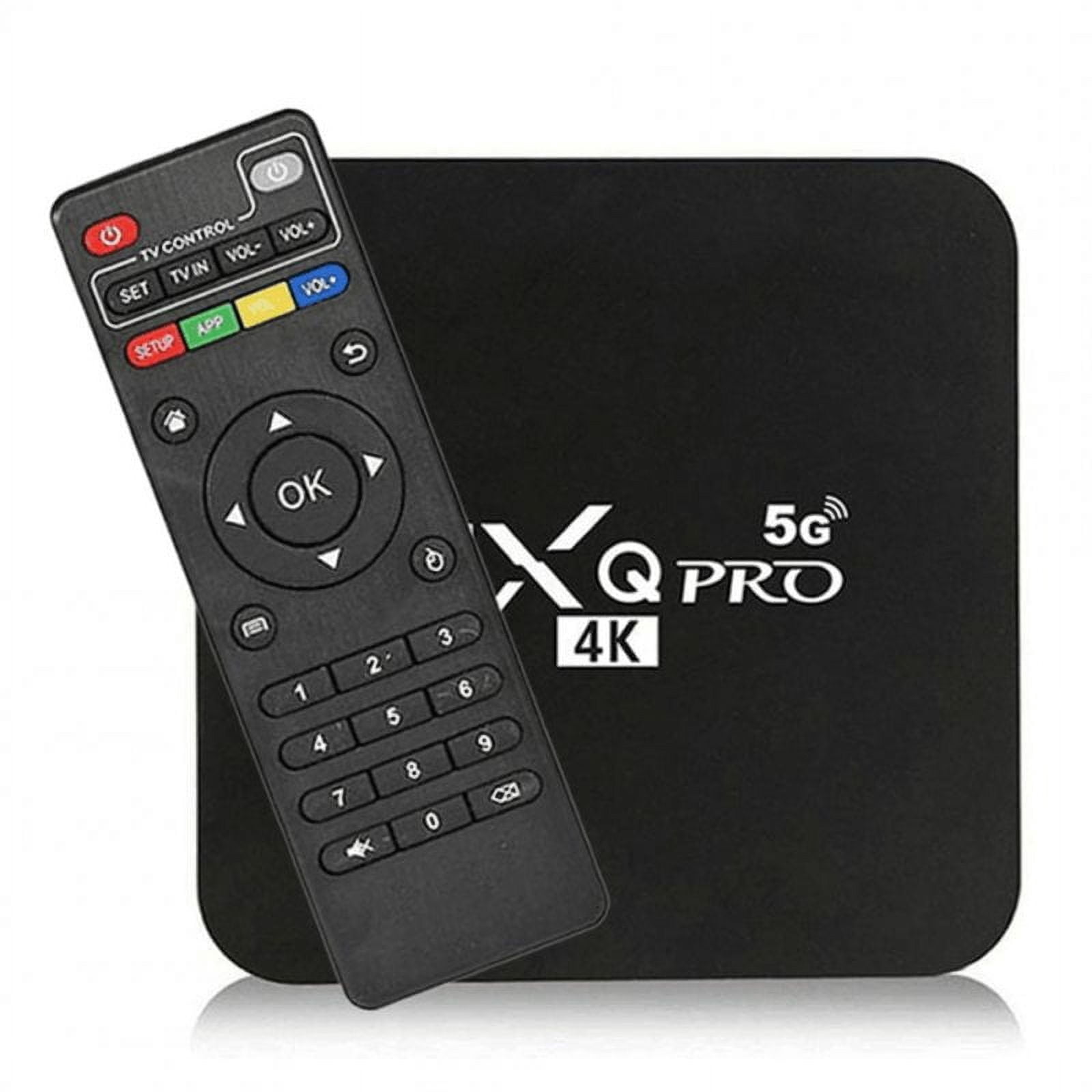 Mxq Pro Tv Box 4k 5g android 10 HD Player D9 Pro Internet Tv Box Mx 9 Set Top Box Black 4+32G EU Plug