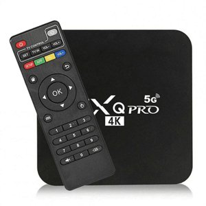 Mxq Pro Boîte Tv 4k 5g androïde 10 HD Joueur D9 Pro Boîte Internet Tv Mx 9 Set Top Box noir 4+32G EU Connecteur