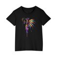 thumbnail image 1 of RXIRUCGD 2025 Vêtements d'Été pour Enfants T-shirt Imprimé Mode Mignon Col Rond Manches Courtes, 1 of 5