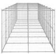thumbnail image 2 of vidaXL Outdoor Dog Kennel Galvanised Steel 19.36 m², 2 of 4