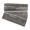 thumbnail image 1 of Aspect Peel and Stick Stone Overlay Kitchen Backsplash - Iron Slate(Approx. 15 sq ft Kit), 1 of 2