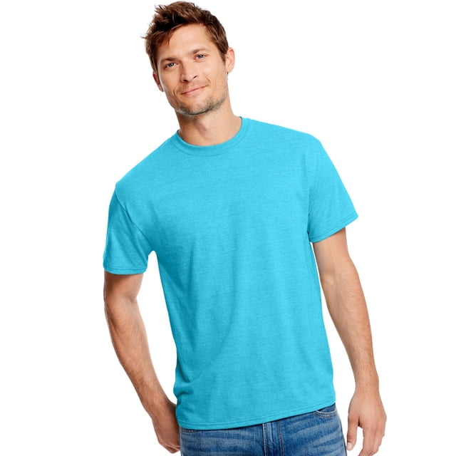 Hanes Mens X-Temp Fresh IQ Tri-Blend Performance Tee, M