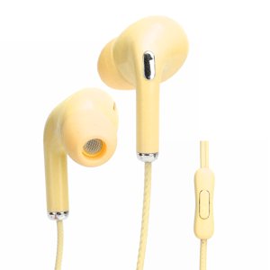 Ecouteurs filaires Casques, 3.5mm Ecouteurs d'interface audio Bruit filaire isolant Earphones légers Contrôle de la ligne de soutien Casques In-Ear