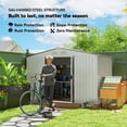 thumbnail image 4 of Outsunny 9' x 6' Garden Storage Shed w/ Steel Foundation Kit, 4 of 10